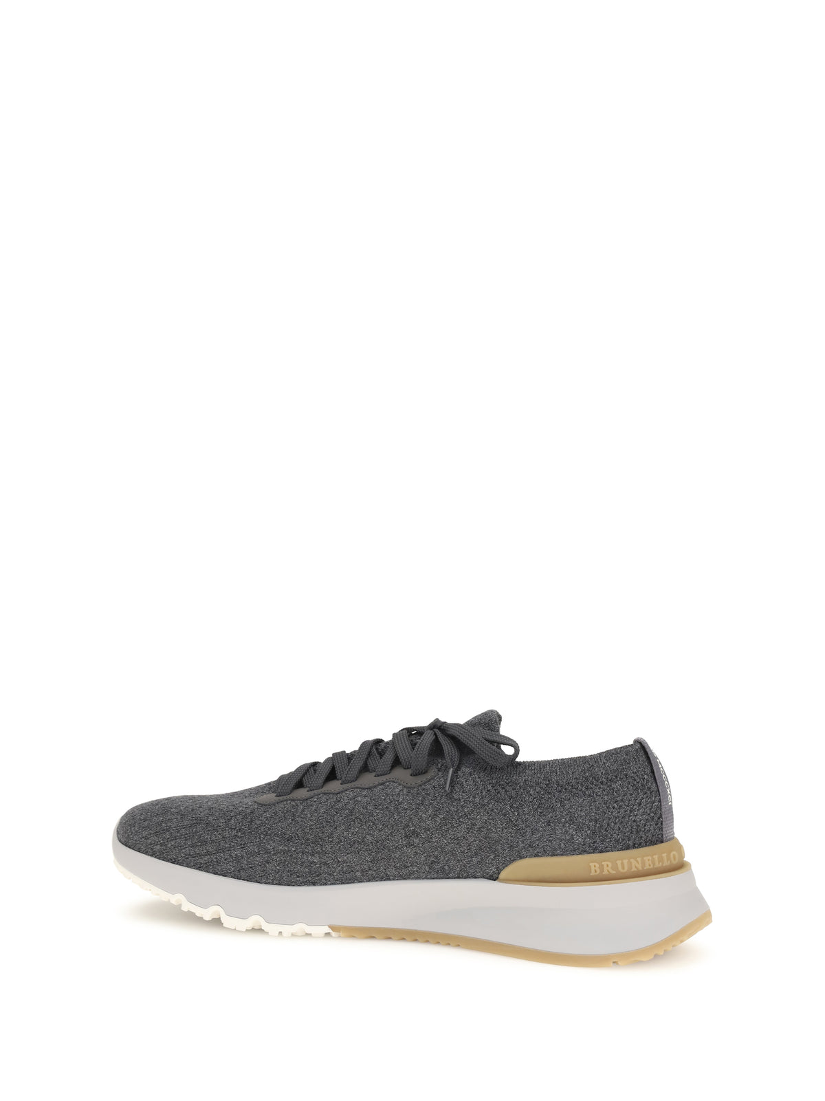 Brunello Cucinelli Cotton Sneakers - Inverno+Lavagna+Gr.Chiaro/Panama/Ambra