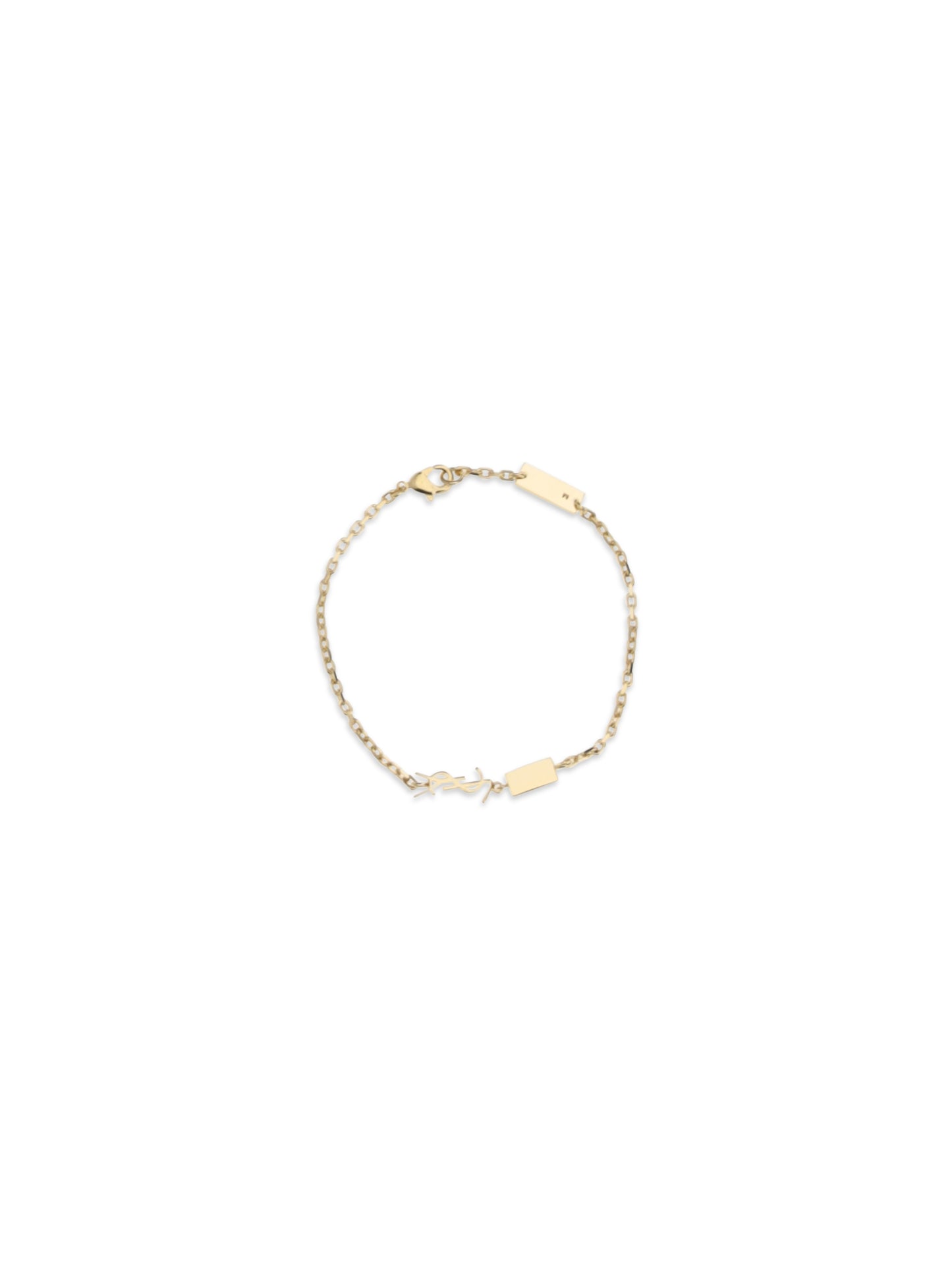 SAINT LAURENT Cassandre Bracelet with charms and strass