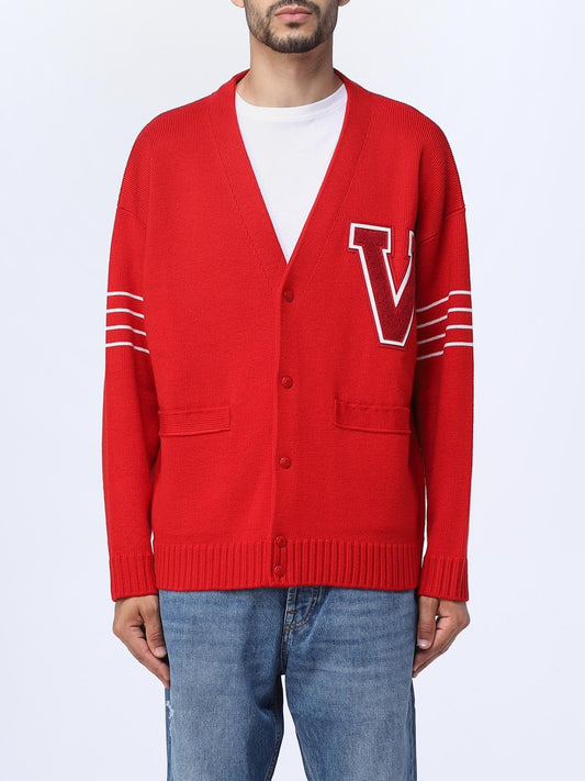 Valentino Cardigan Men Red
