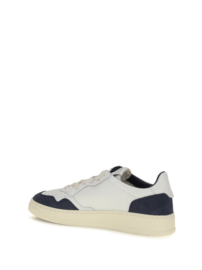 Autry Medalist Low Sneakers - Wht/Denim