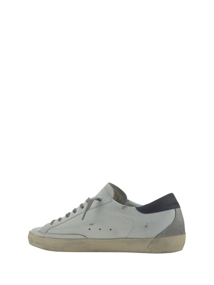 Golden Goose Superstar goat leather Sneakers - White/Ice/Dark Gray