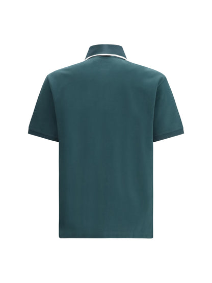 Gucci Cotton Polo - Petrolium/Mix