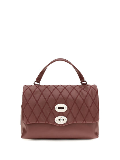 Zanellato Postina Tramè leather Top Handle Bag - Red Palio Di Siena