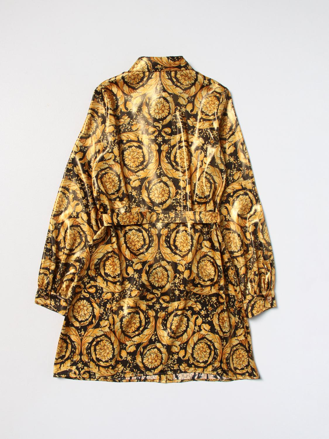 Versace Dress Kids Gold
