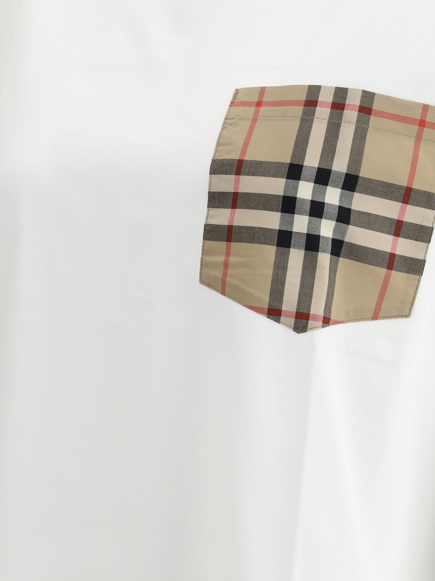 BURBERRY Archive Check pocket T-shirt