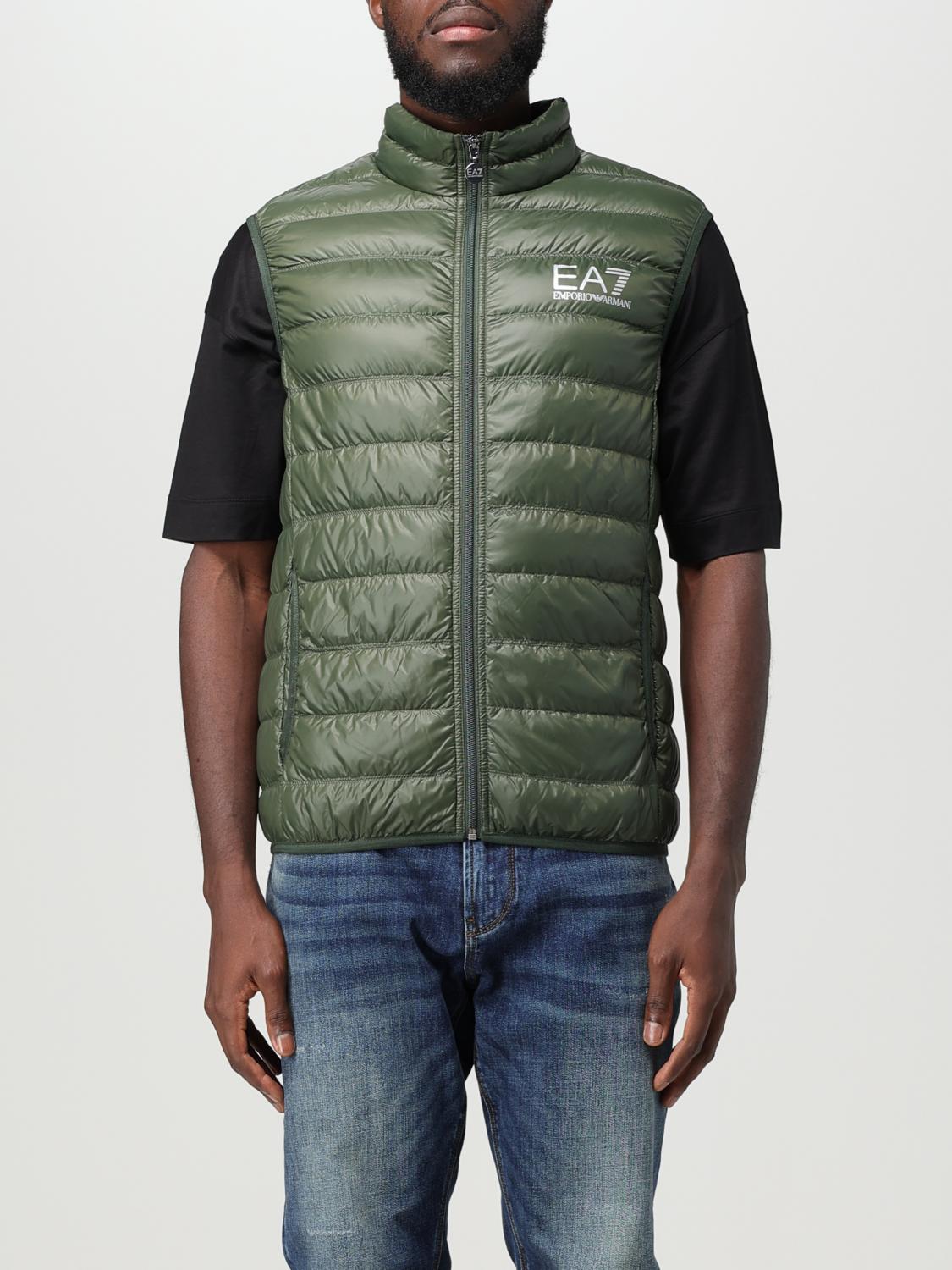 Ea7 Suit Vest Men Green