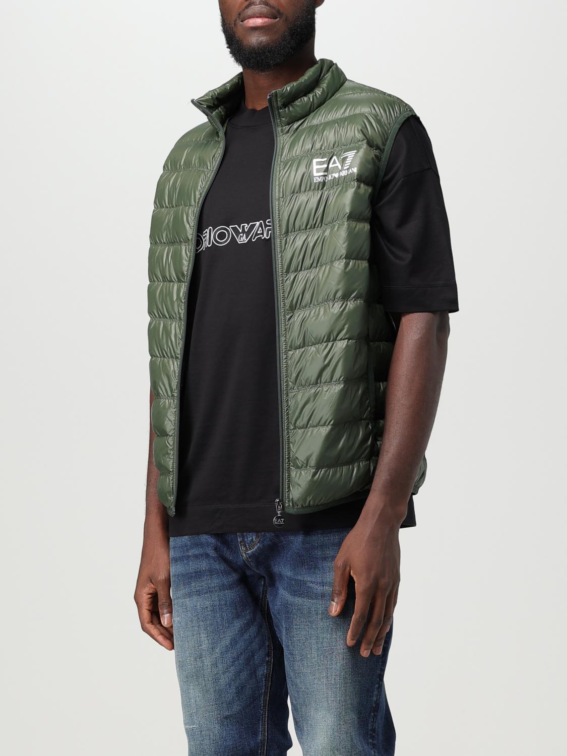 Ea7 Suit Vest Men Green