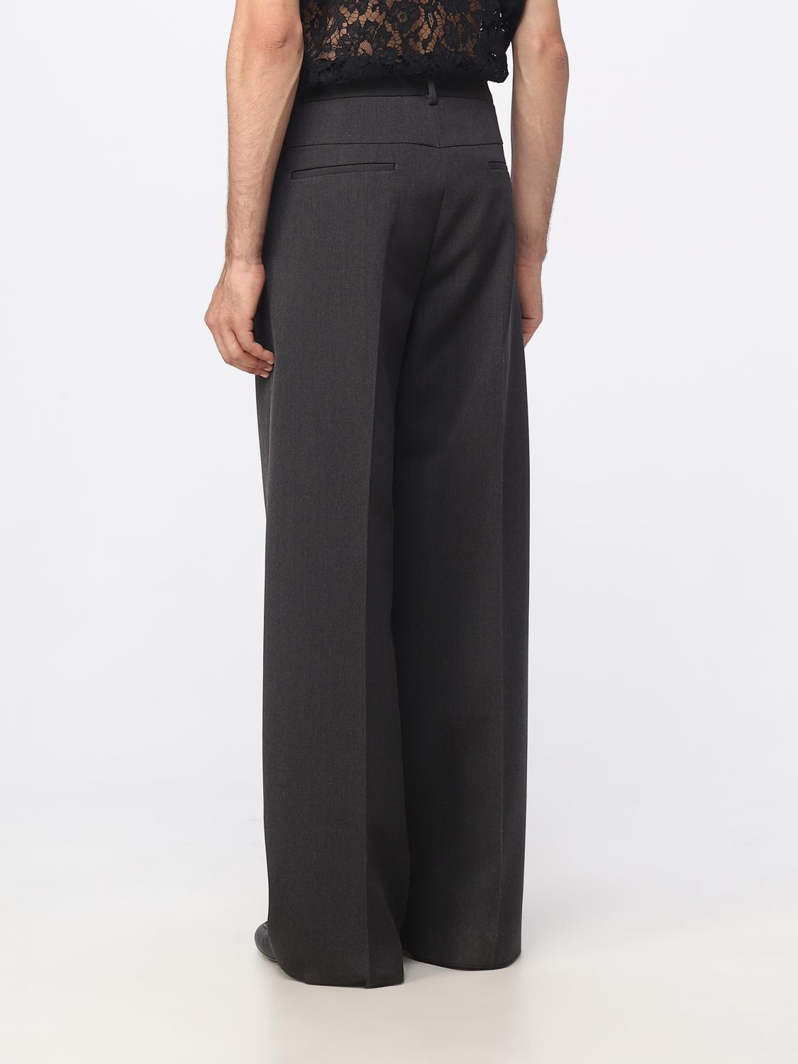 Valentino Pants Men Charcoal
