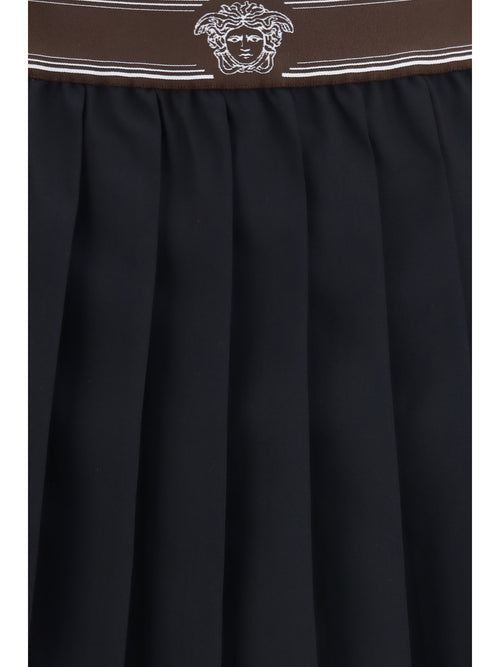 Versace Medusa ’95 pleated Skirt - Black