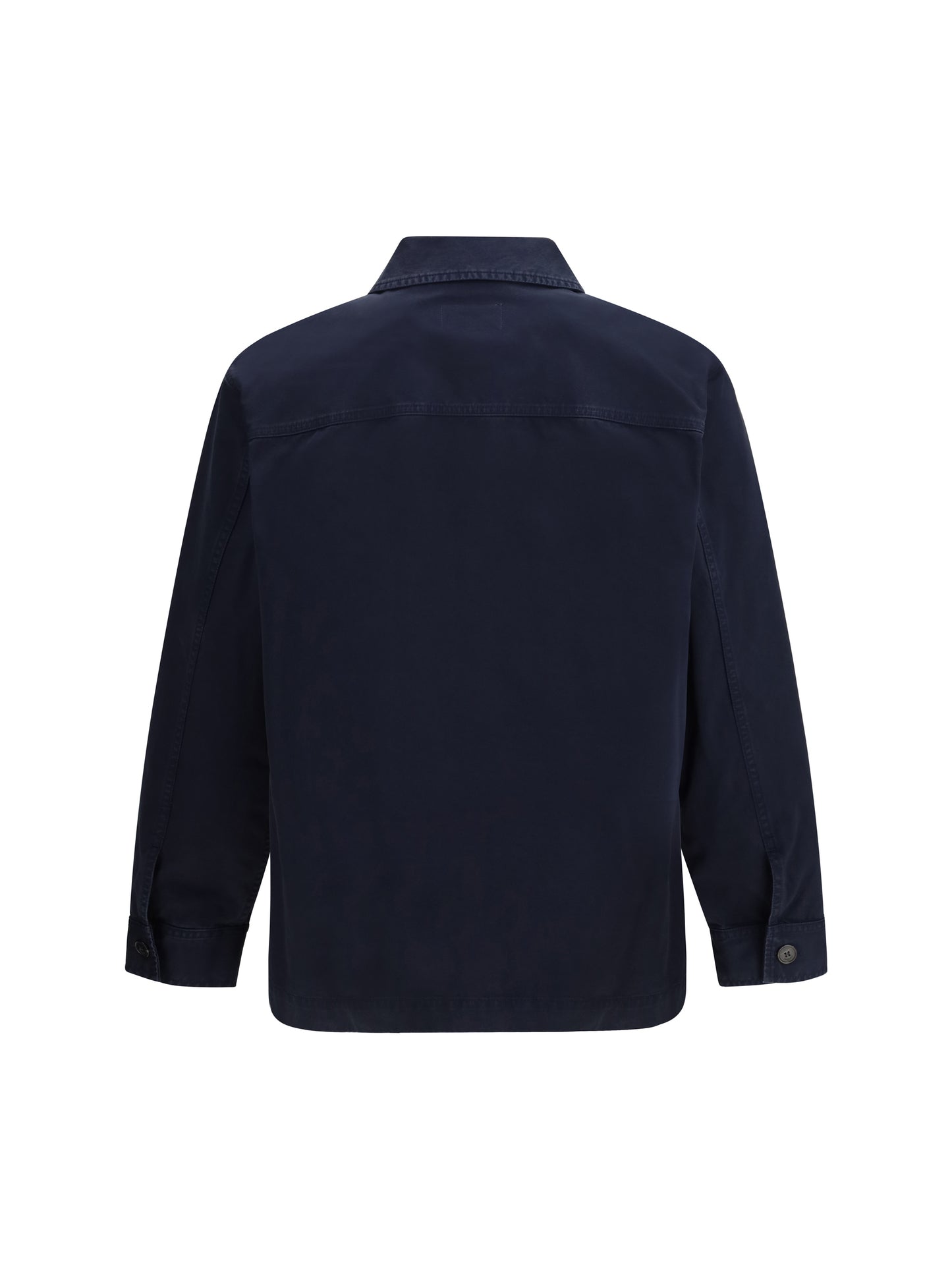 SAINT LAURENT Cassandre Overshirt in gabardine with logo