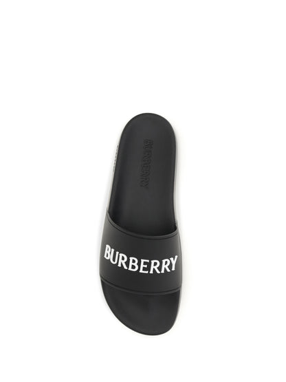 BURBERRY Logo Slippers