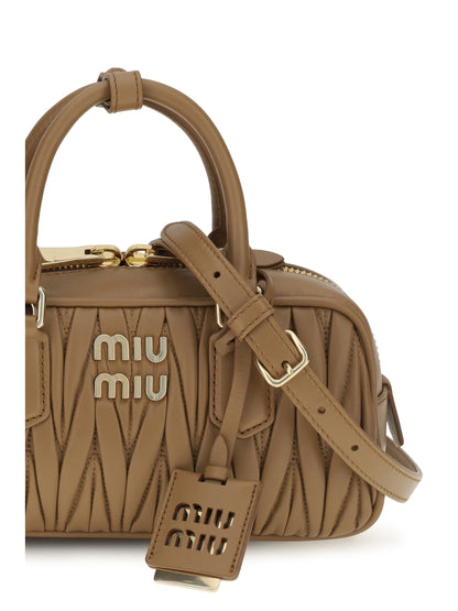 Miu Miu Arcadie Shoulder Bag - Caramel
