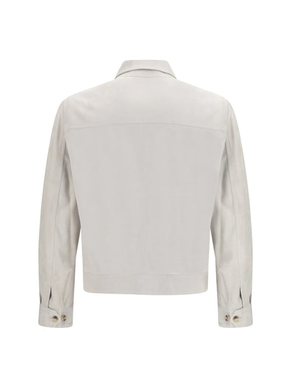 Brunello Cucinelli Suede Jacket - Corda+Rubino