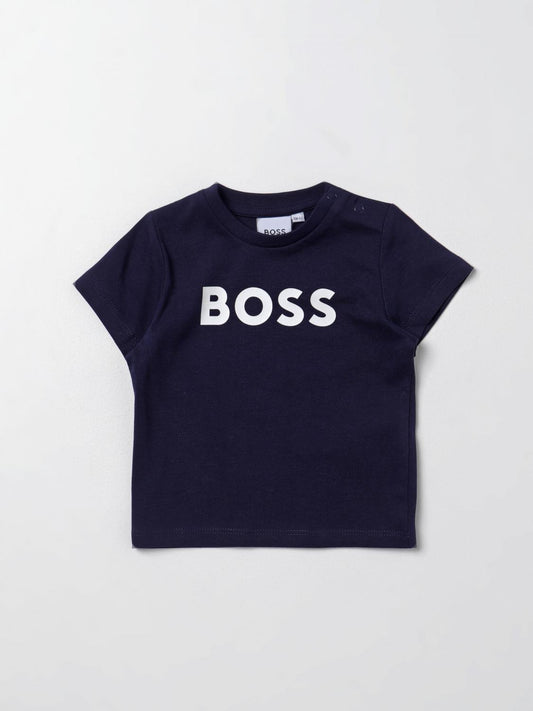 Boss T Shirt Kids Blue
