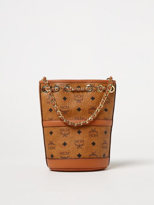 Mcm Backpack Woman Camel