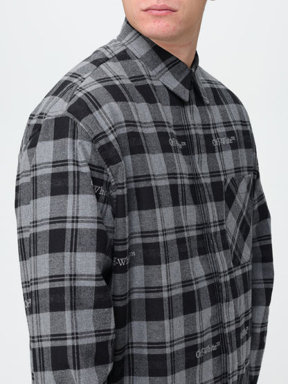 Off White Shirt Men Black
