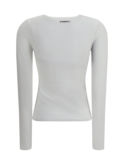 PINKO Sweater long-sleeve with V-open neckline