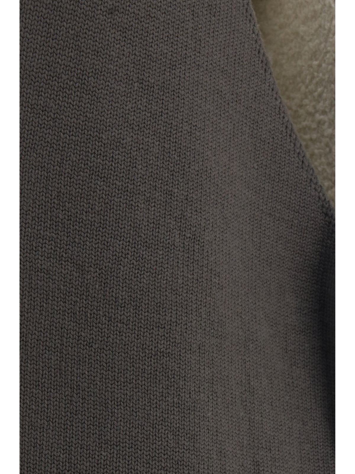 Rick Owens Long wool and shearling Vest - Dust/Natural