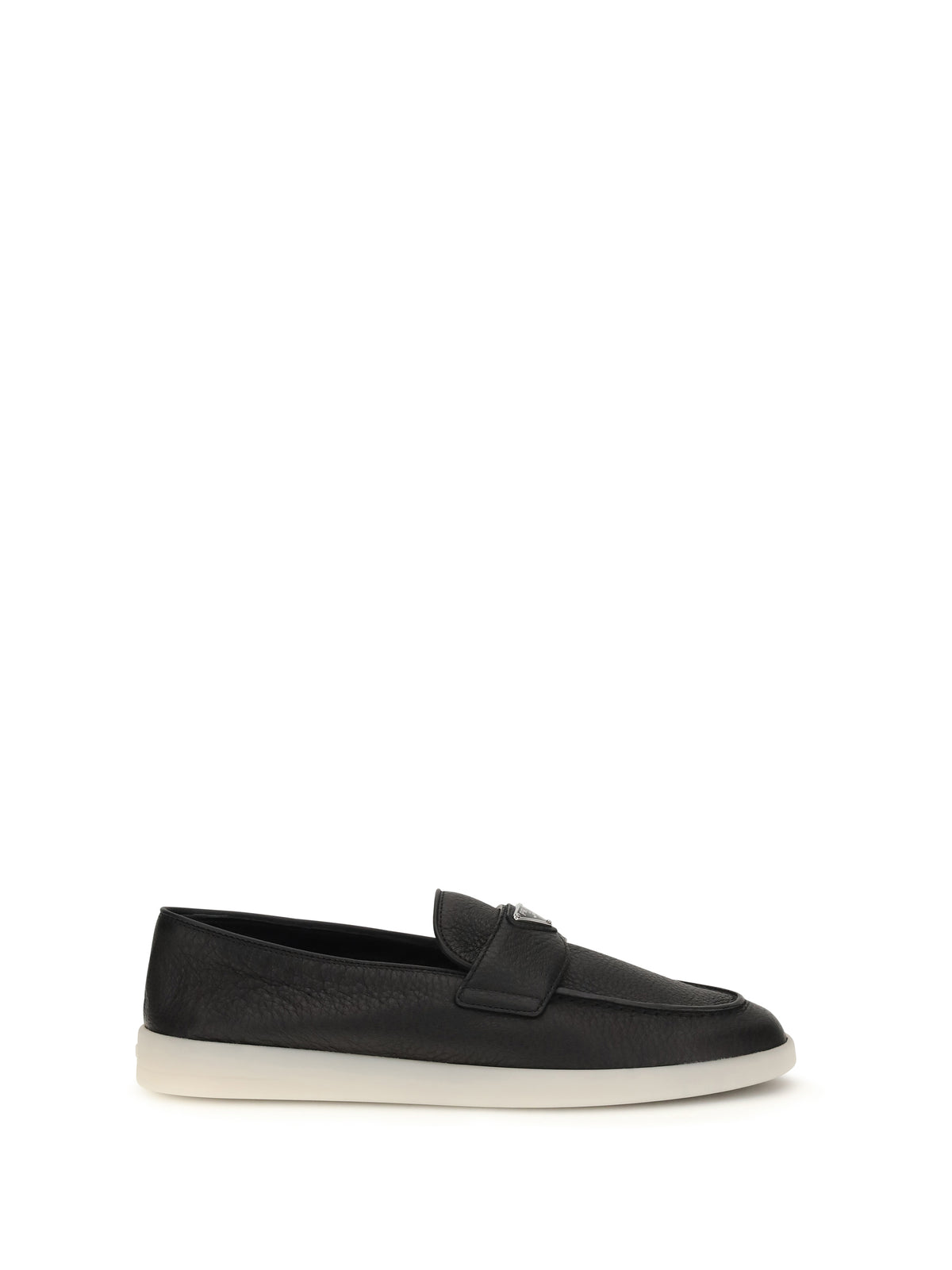 Prada Leather Loafers - Black 1