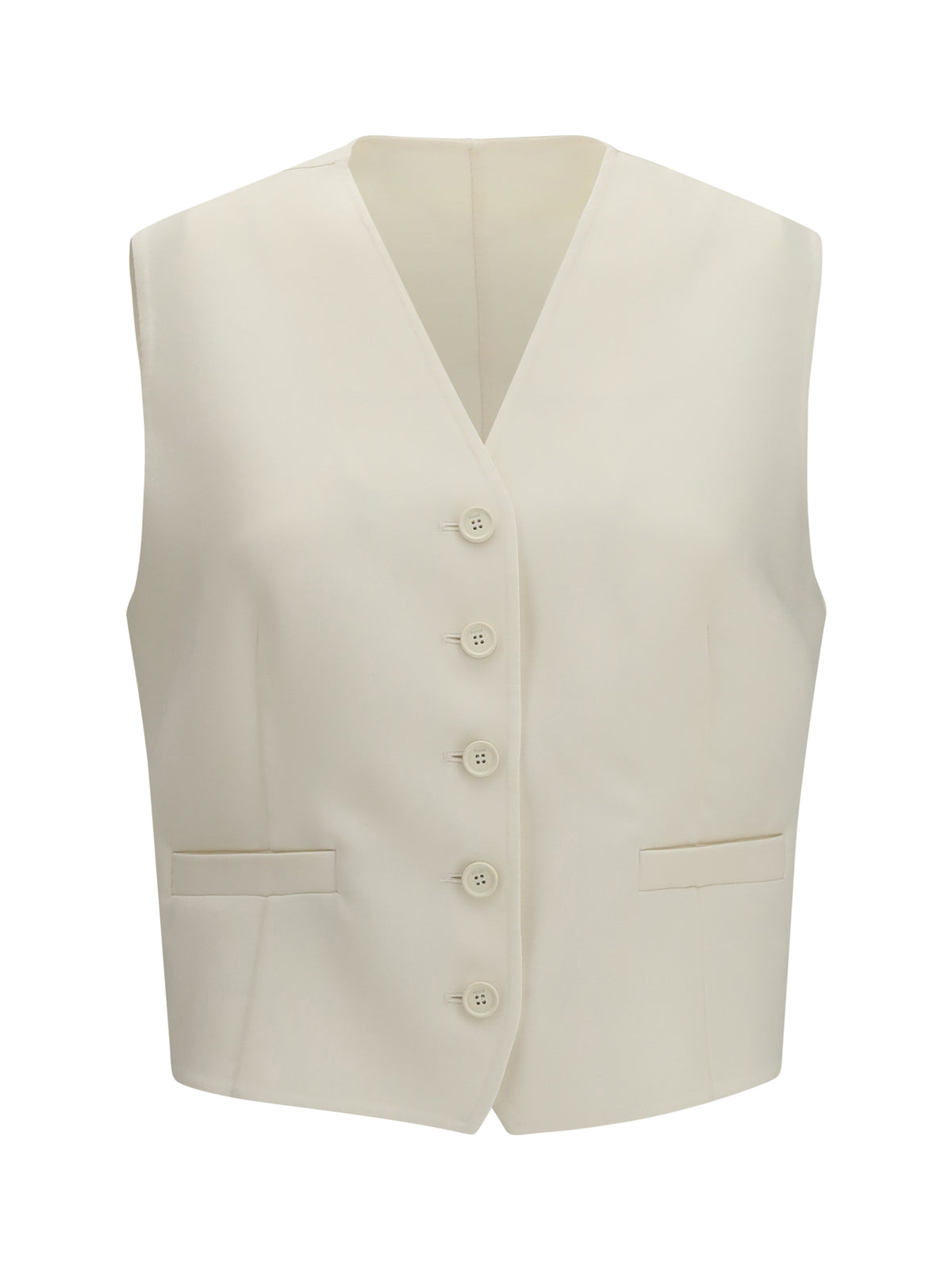 Fendi Wool Vest - Ivory