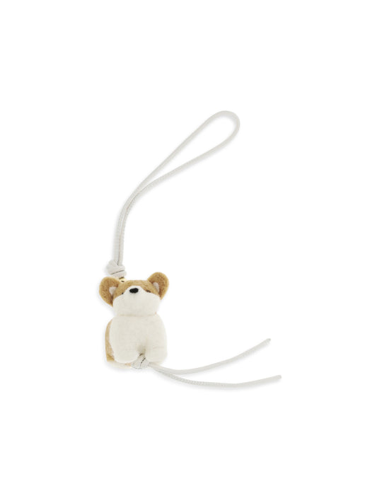 LOEWE Felt Corgi Charm