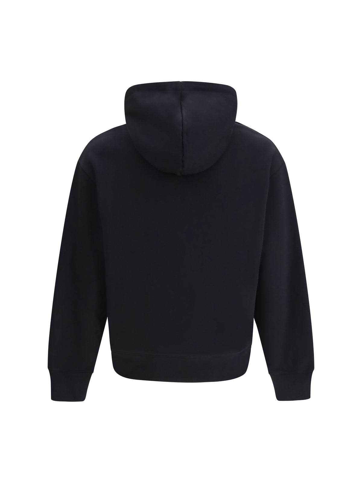 Maison Kitsuné Cotton Sweatshirt with embroidered logo - Black