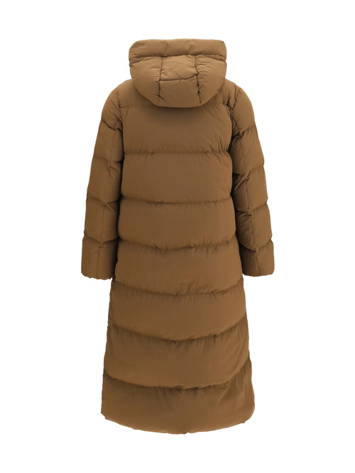 Woolrich Madison quilted Matt Stretch Nylon Puffer Jacket - Dark Earth
