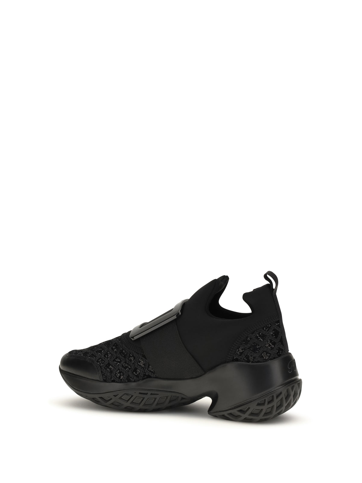 Roger Vivier Viv' Run Sneakers - Black