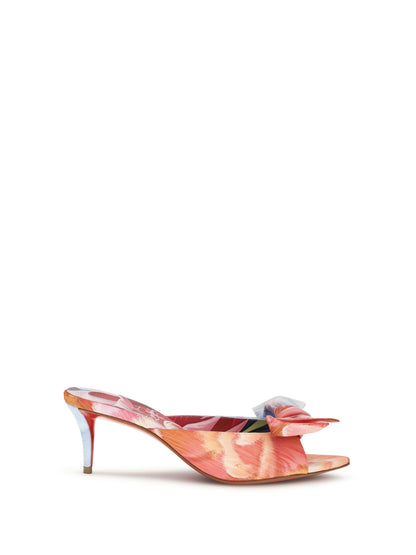 CHRISTIAN LOUBOUTIN Mulazee Peony-Print Mules