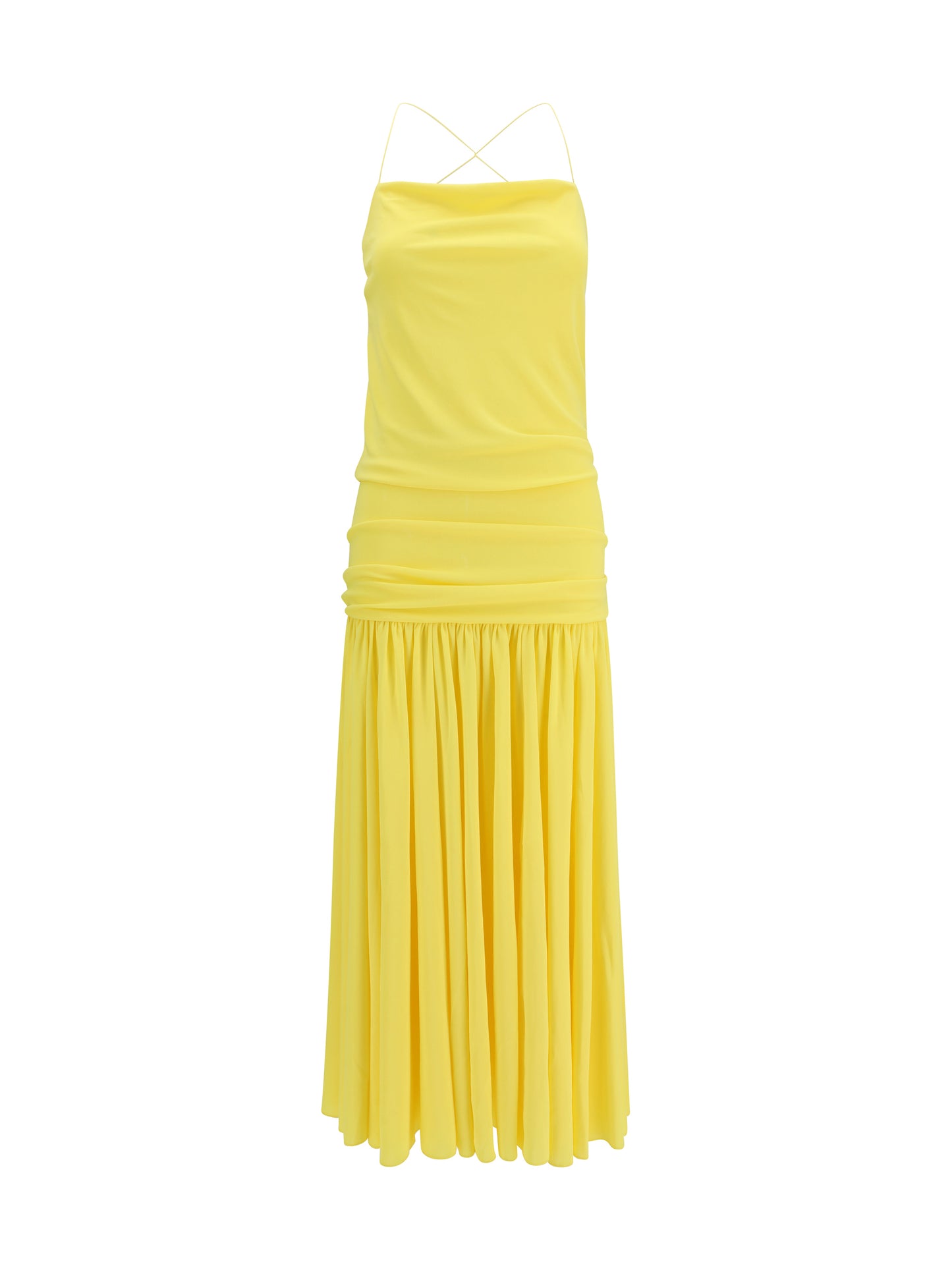JACQUEMUS Pleated midi Dress