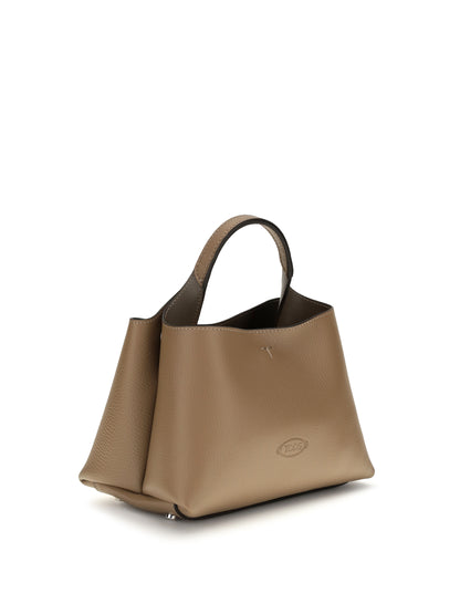 Tod'S Micro leather Handbag - C806(Cappuccino)+B208(Argilla Sc)