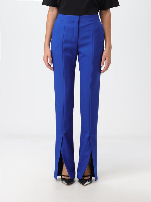 Off White Pants Woman Blue