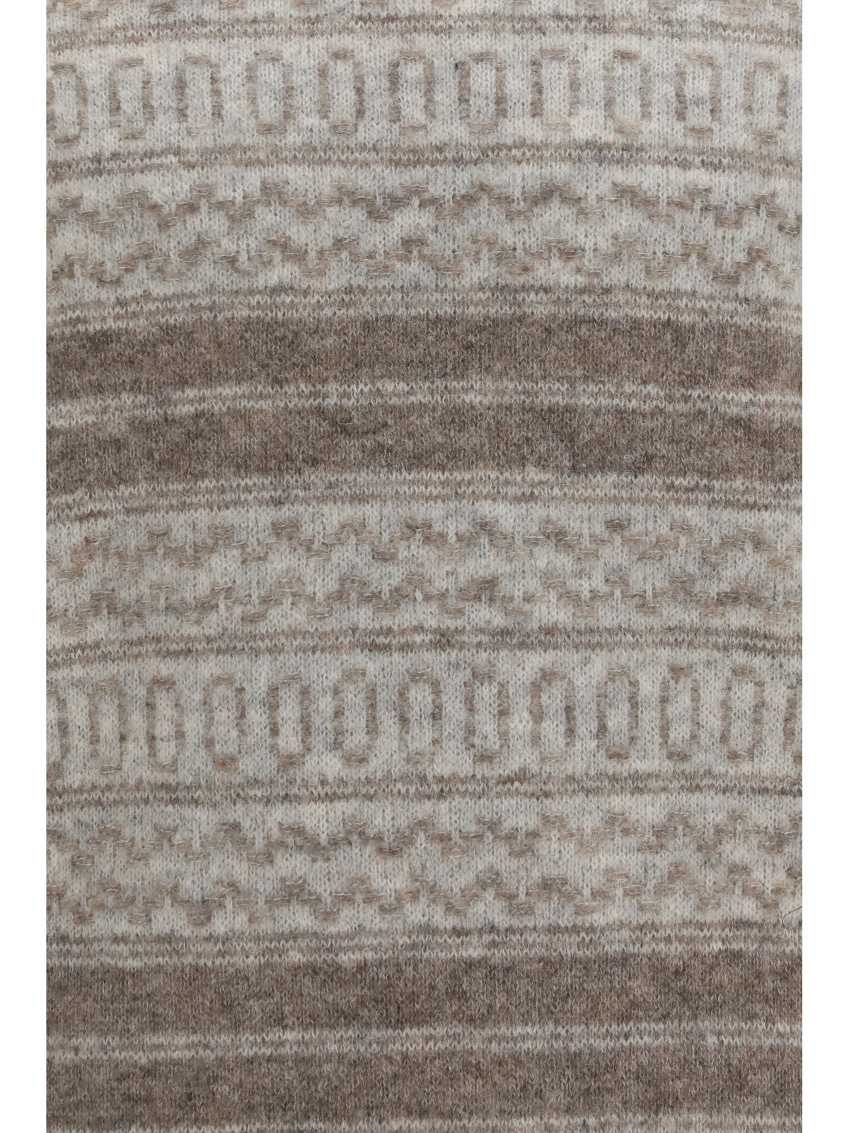 Brunello Cucinelli Fair Isle knit turtleneck Sweater - Fog