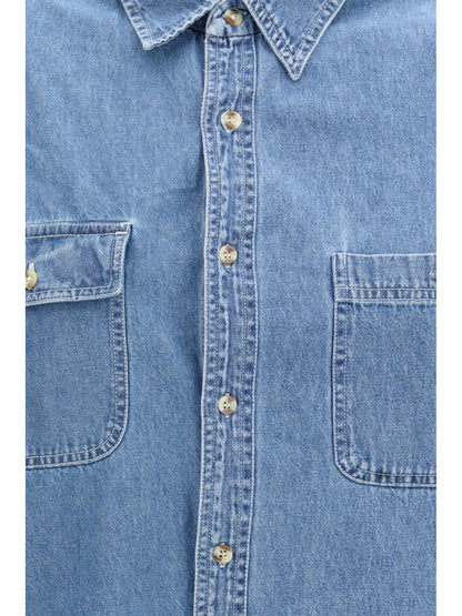 E.L.V. Denim Denim Shirt - Mid Blue