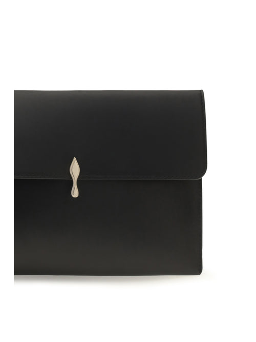 Christian Louboutin Bettina Leather Pouch - Black
