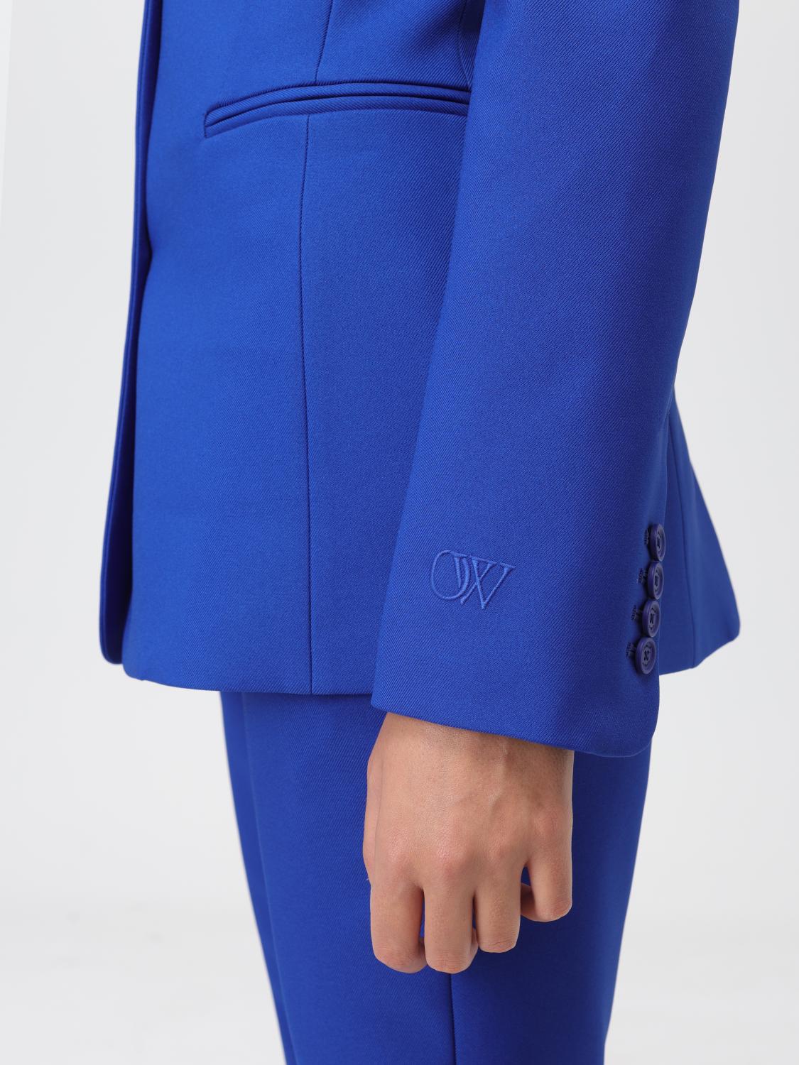 Off White Jacket Woman Blue
