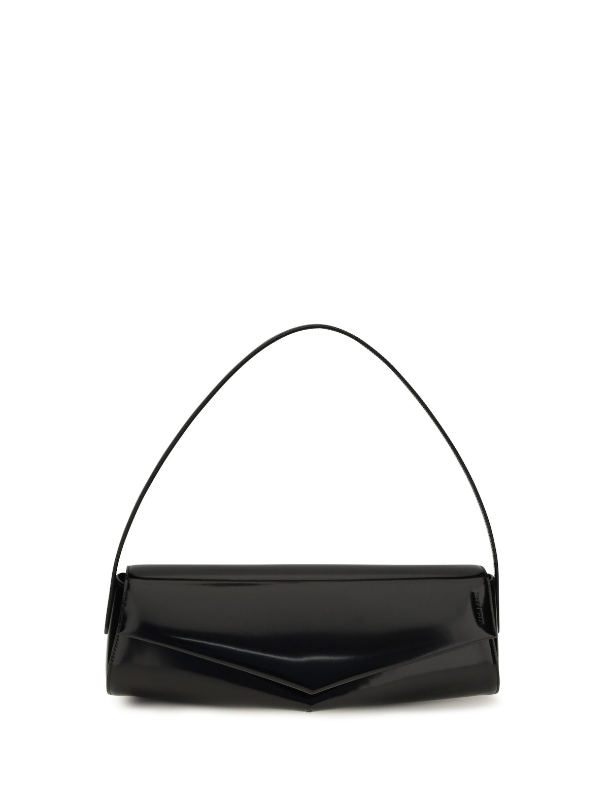 Jil Sander Kante leather Shoulder Bag - Black