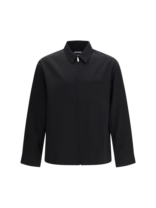 JACQUEMUS Mecano Shirt in virgin wool