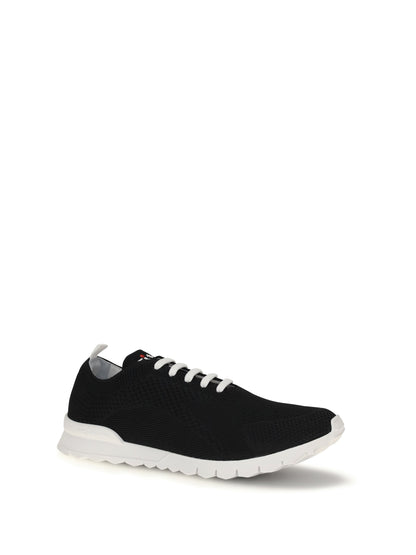 Kiton Fabric Sneakers - Black