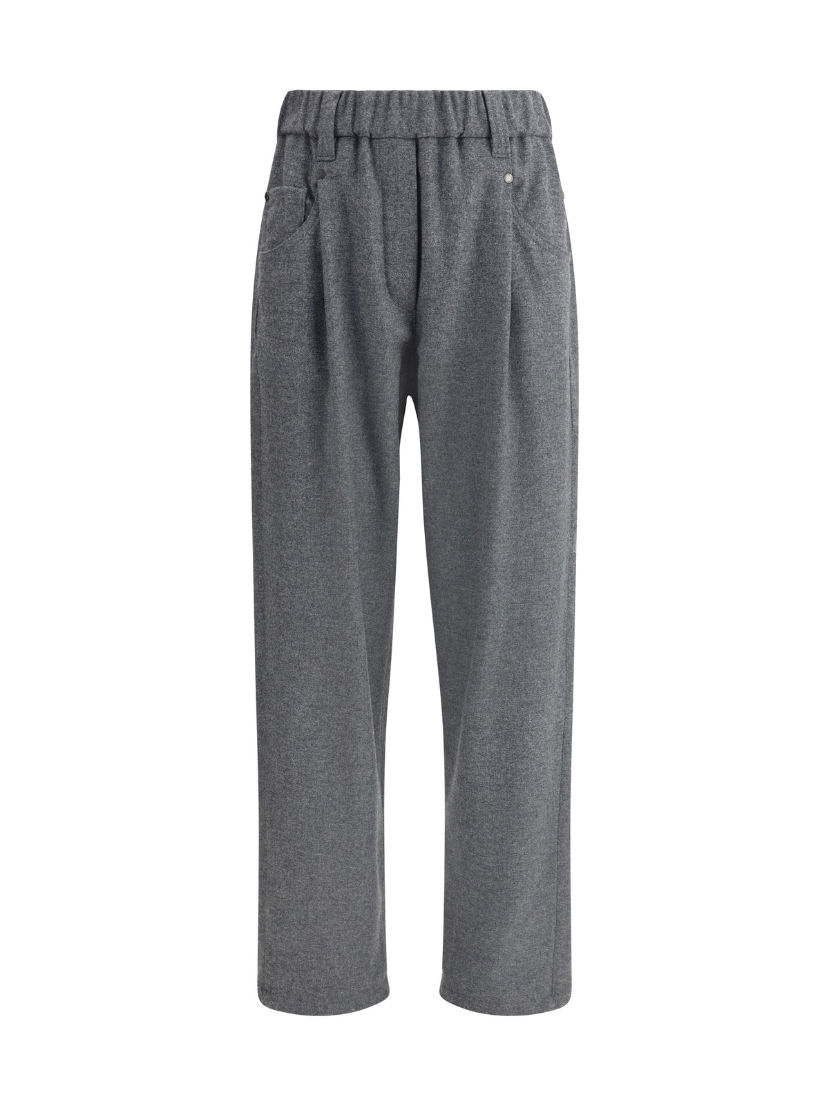 Brunello Cucinelli Wool Pants - Grey Medium