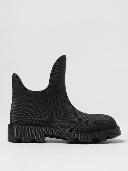 Burberry Flat Ankle Boots Woman Black