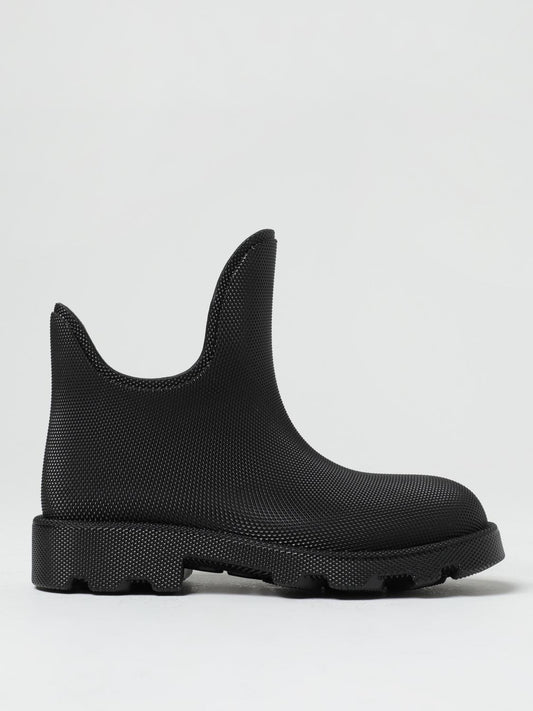 Burberry Flat Ankle Boots Woman Black