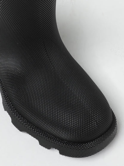 Burberry Flat Ankle Boots Woman Black