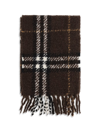 Burberry Alpaca and wool-blend Scarf - Treacle Brown