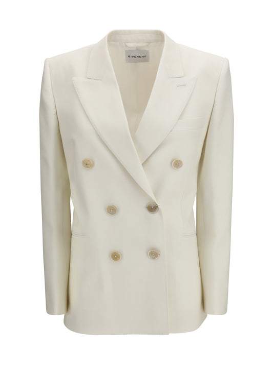 GIVENCHY Double-breasted wool and mohair Jacket