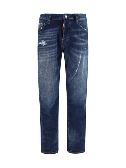 Dsquared2 Teddy Jeans - Navy Blue