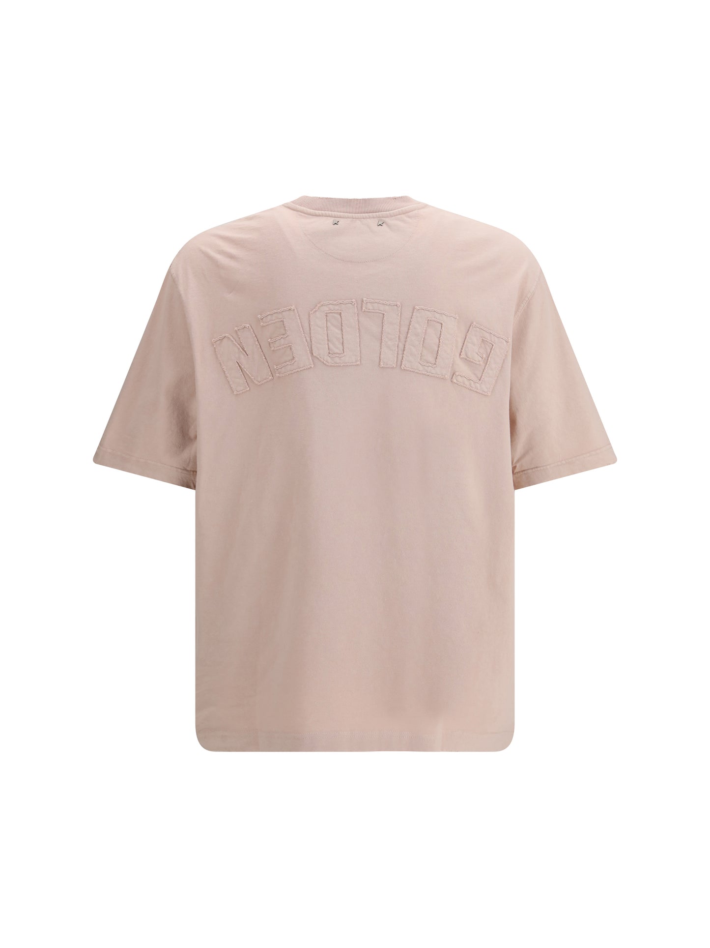 GOLDEN GOOSE T-shirt with an embossed reverse Golden logo