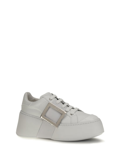 Roger Vivier Viv' Skate Sneakers - White