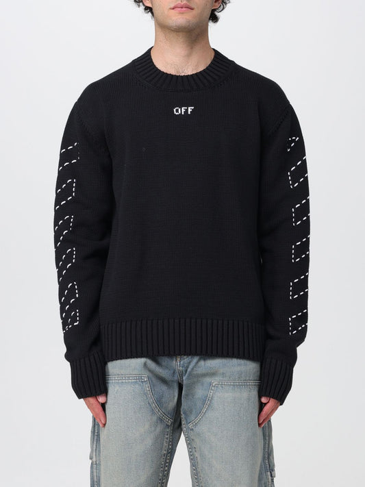 Off White Sweater Men Black