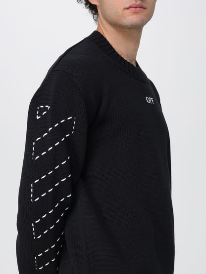 Off White Sweater Men Black